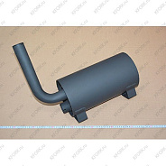 Глушитель/Muffler Assy,Engine A403998 Doosan